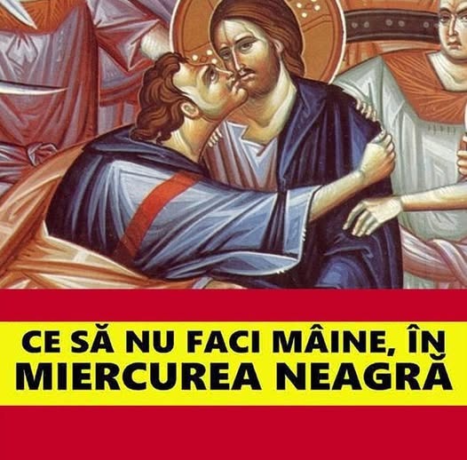 Miercurea Neagră din săptămâna Floriilor. Ziua despre care se spune că îți arată ce suflet porți. Ce e interzis sa faci