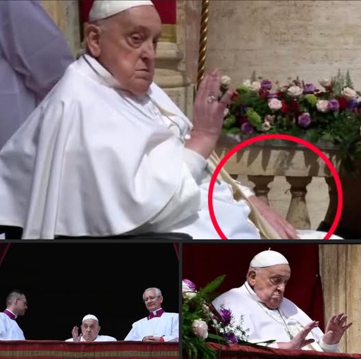 Ce detaliu au surprins oamenii la ultima aparitie a Papei Francisc in duminica Pastelui