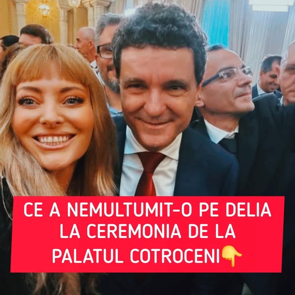 Delia Matache a luat și ea parte la ceremonia de la Palatul Cotrocen. Ce a nemulţumit-o pe artistă