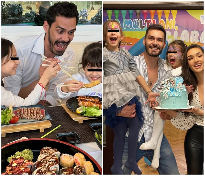 George Burcea, despre relația cu fetițele sale: „Fac tot posibilul să nu le lipsească prezența mea”