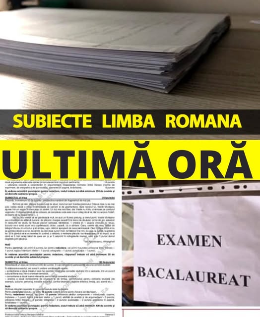 Surpriză uriașă la BAC! Detaliul care a scăpat tuturor din subiectele de la Limba Română. Ce trebuie să afle elevii și părinții