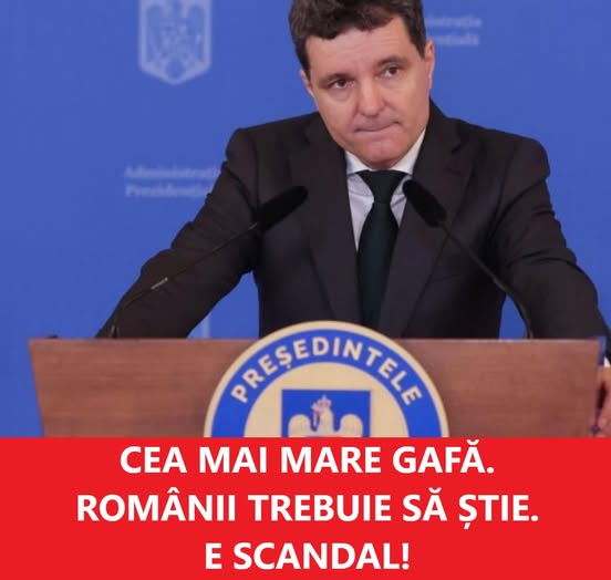Ultima oră. Nicușor Dan a făcut cea mai mare gafă. Toți românii trebuie să știe