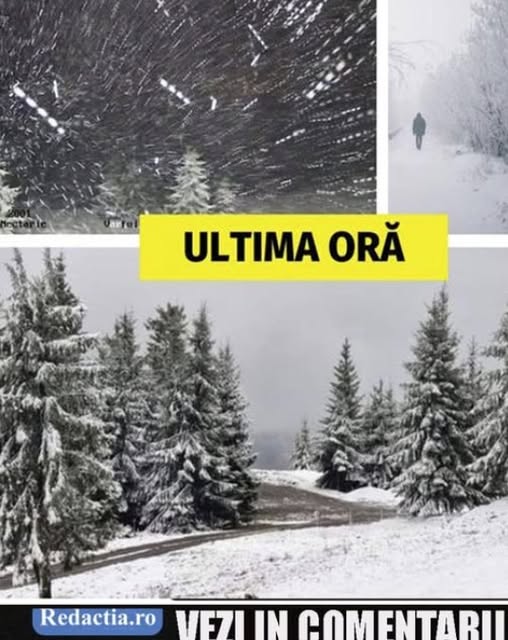 Vortexul polar pune stăpânire pe România. Noi coduri galbene de vreme severă. Zonele vizate