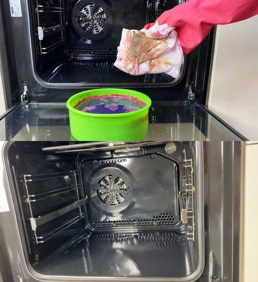 Am curățat cuptorul până la strălucire: o tabletă în apă clocotită și niciun efort!  (nici măcar nu a fost nevoie să frec