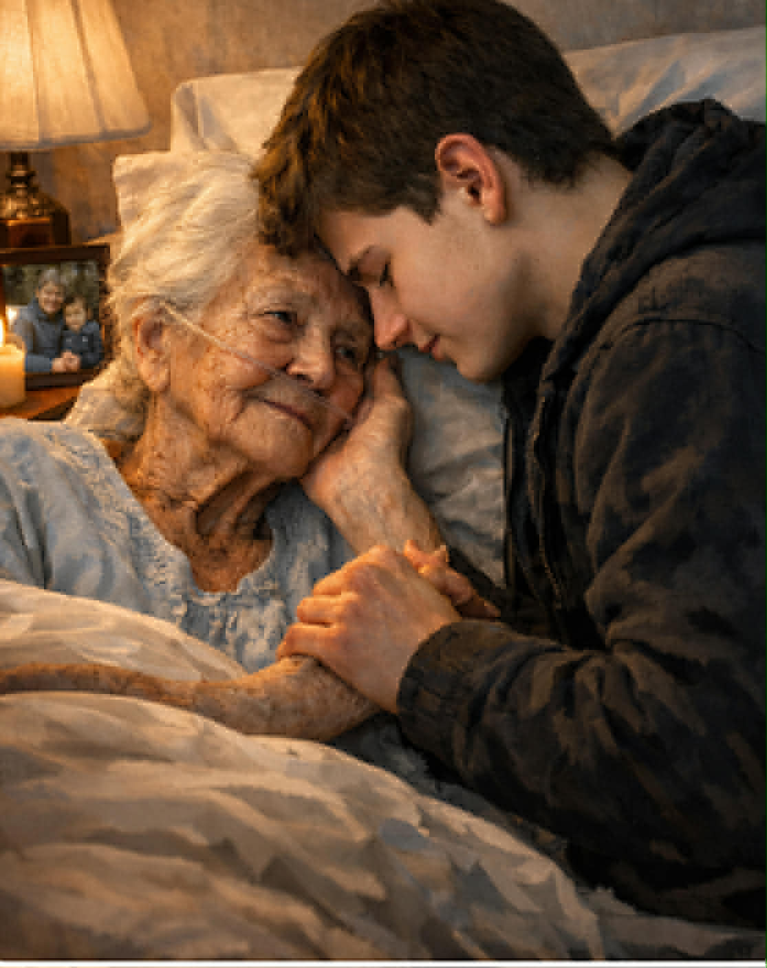 Bunica lui a fost tot ce a avut. Ce i-a spus nepotului înainte să moară i-a schimbat viața”