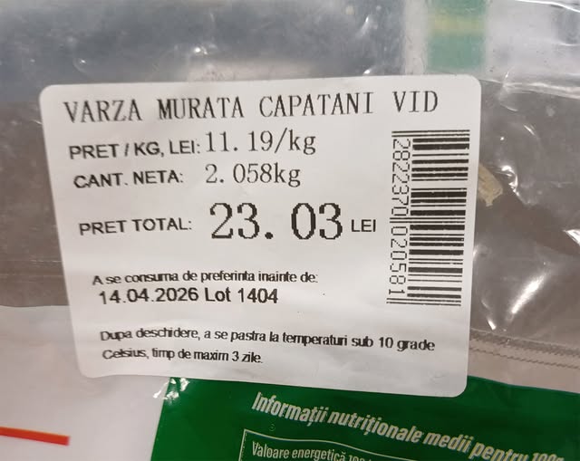 Ce ascunde varza murată din supermarketuri.