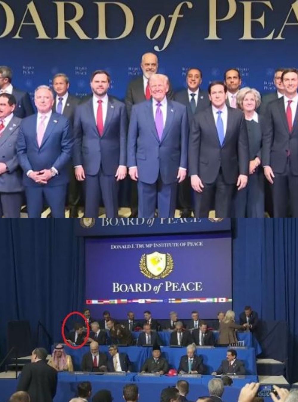 Primele imagini cu Nicușor Dan la Consiliul pentru Pace din SUA. Cum apare președintele României la reuniunea de la Washington