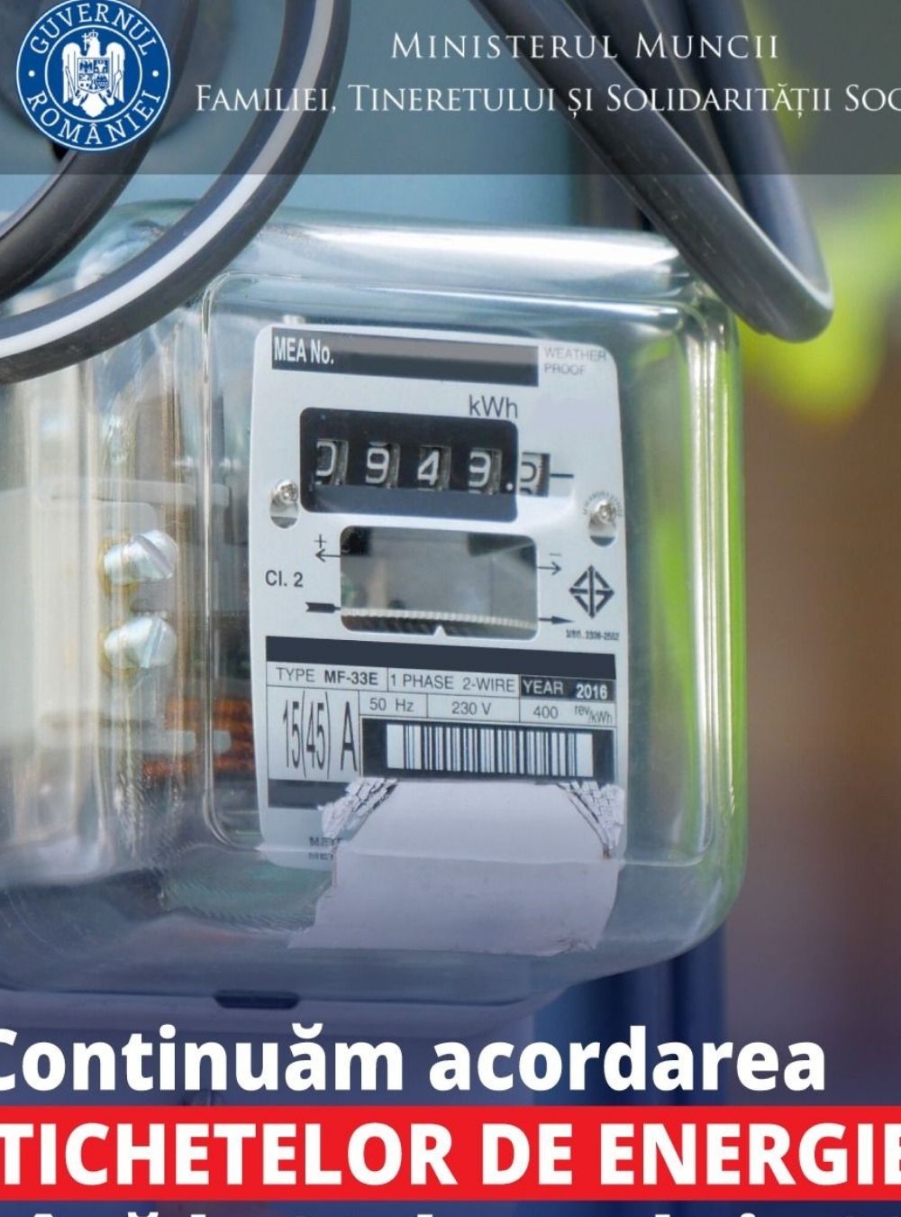 Până când vor fi acordate voucherele de energie. Anunțul Guvernului