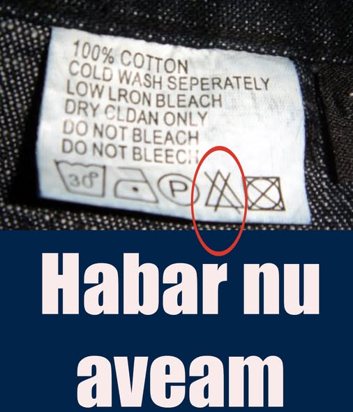 Ce reprezintă, de fapt, triunghiul de pe eticheta hainelor