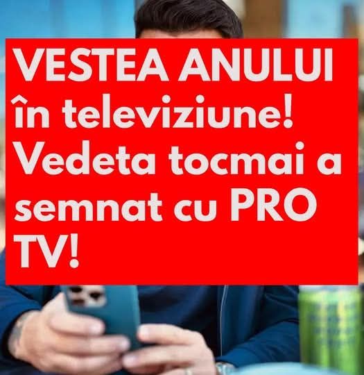 SURPRIZA ANULUI ÎN TELEVIZIUNE!