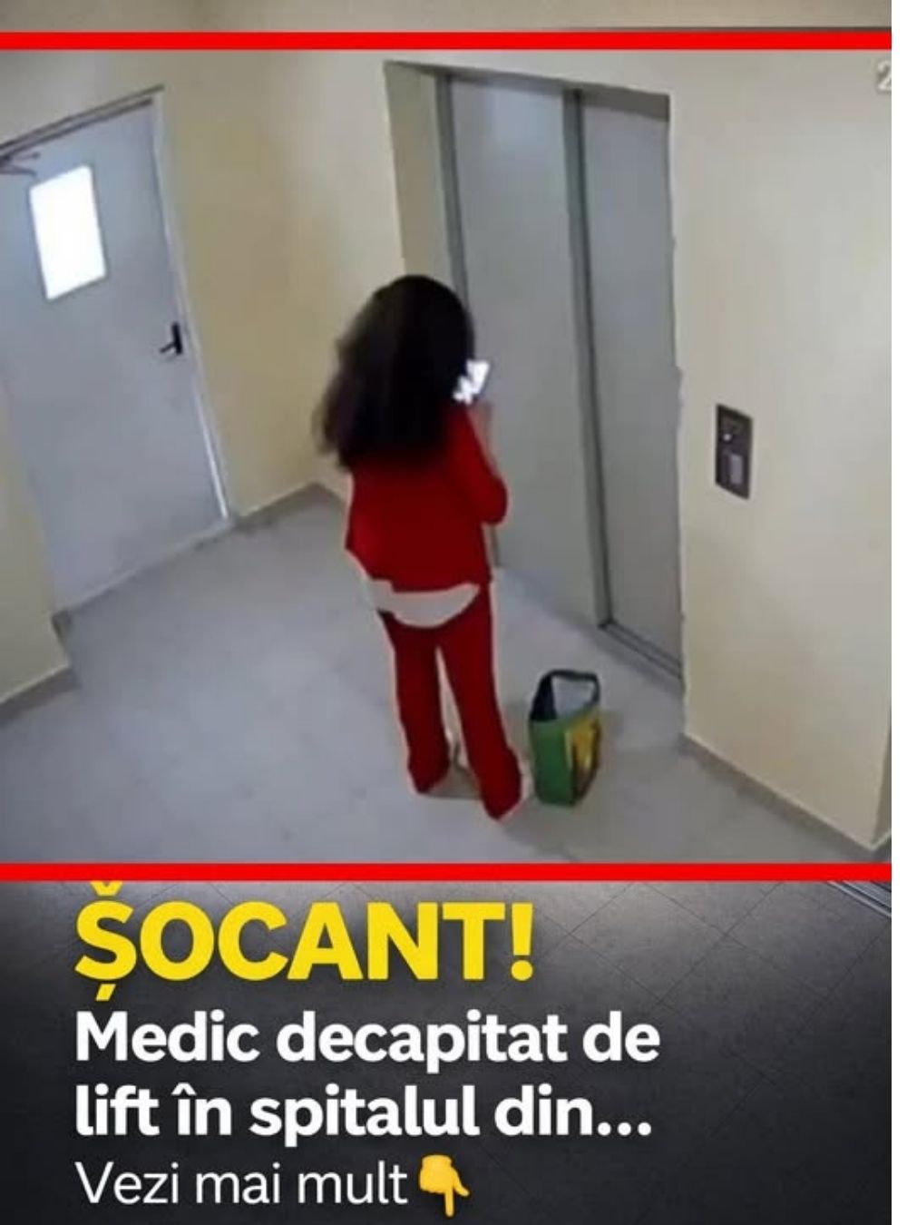 Medic a decedat într-un accident grav petrecut într-un lift
