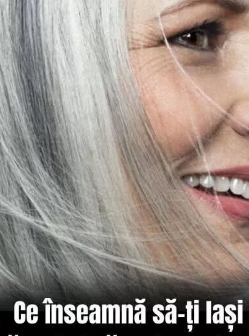 Tot mai mulți își poartă părul cărunt natural. Psihologii explică ce transmite această alegere