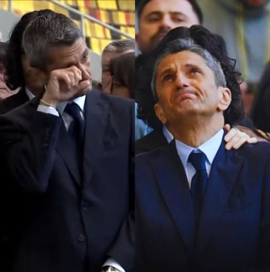 SFÂȘIETOR! În timpul priveghiului lui Mircea Lucescu, Răzvan Lucescu a