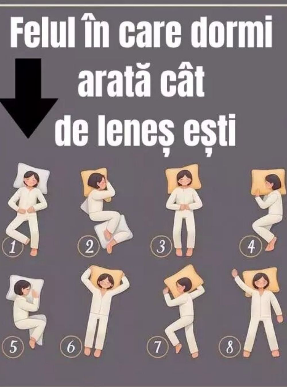 Poziția în care dormi îți poate spune mai multe despre tine decât crezi