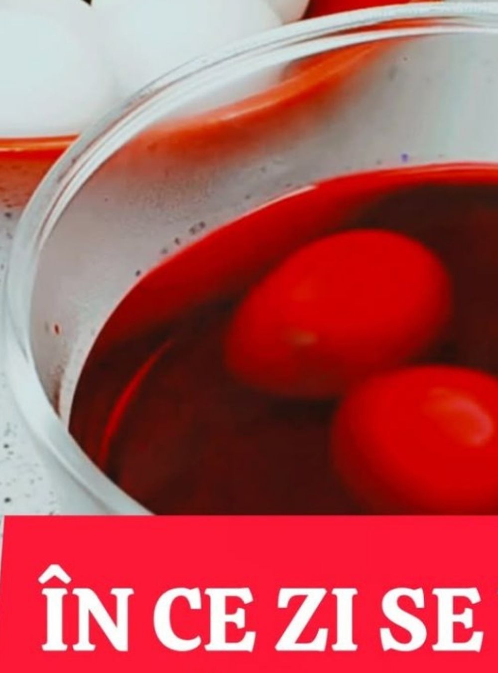 În ce zi trebuie să vopsești ouăle de Paște, de fapt.