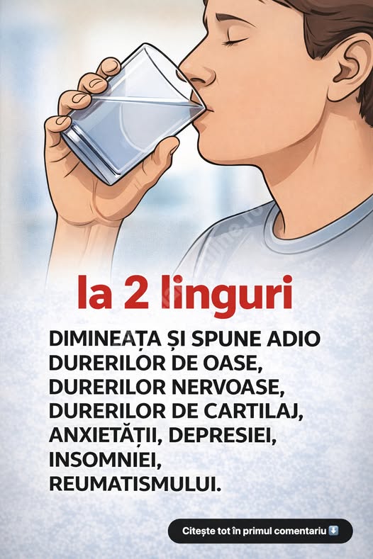 Două linguri dimineața și îmi vei mulțumi pentru totdeauna