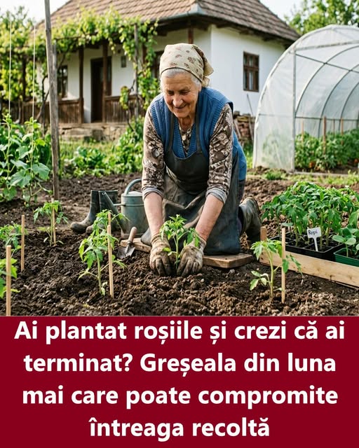 Toți cei care au plantat roșii în mai fac aceeași greșeală. Abia când apar fructele își dau seama ce au pierdut