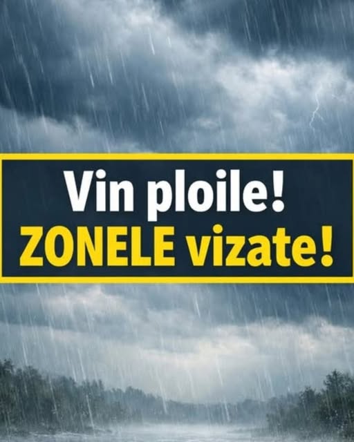 Ploi torențiale, descărcări electrice și grindină până la ora… Vezi mai mult
