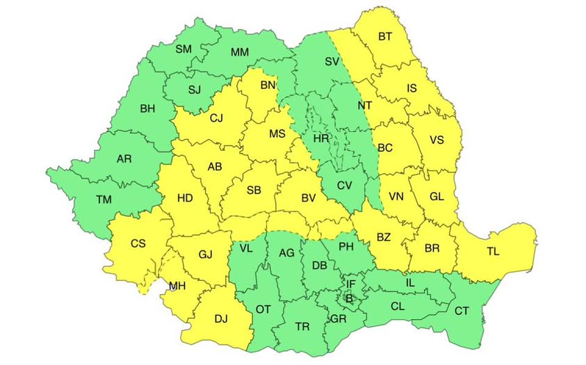 Este COD GALBEN! Meteorologii ANM anunță vânt puternic și… Vezi mai mult
