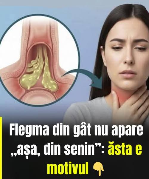 Flegmă constantă în gât și nu știi de ce…