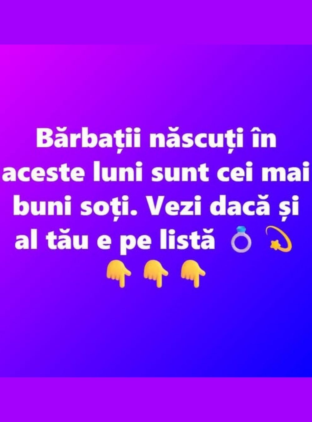 Bărbații născuți în aceste luni sunt cei mai buni soți. Vezi dacă și al tău e pe listă