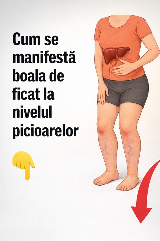 Picioarele tale strigă „AJUTOR!”: 5 semne de avertizare care vin de la ficat 👇👇