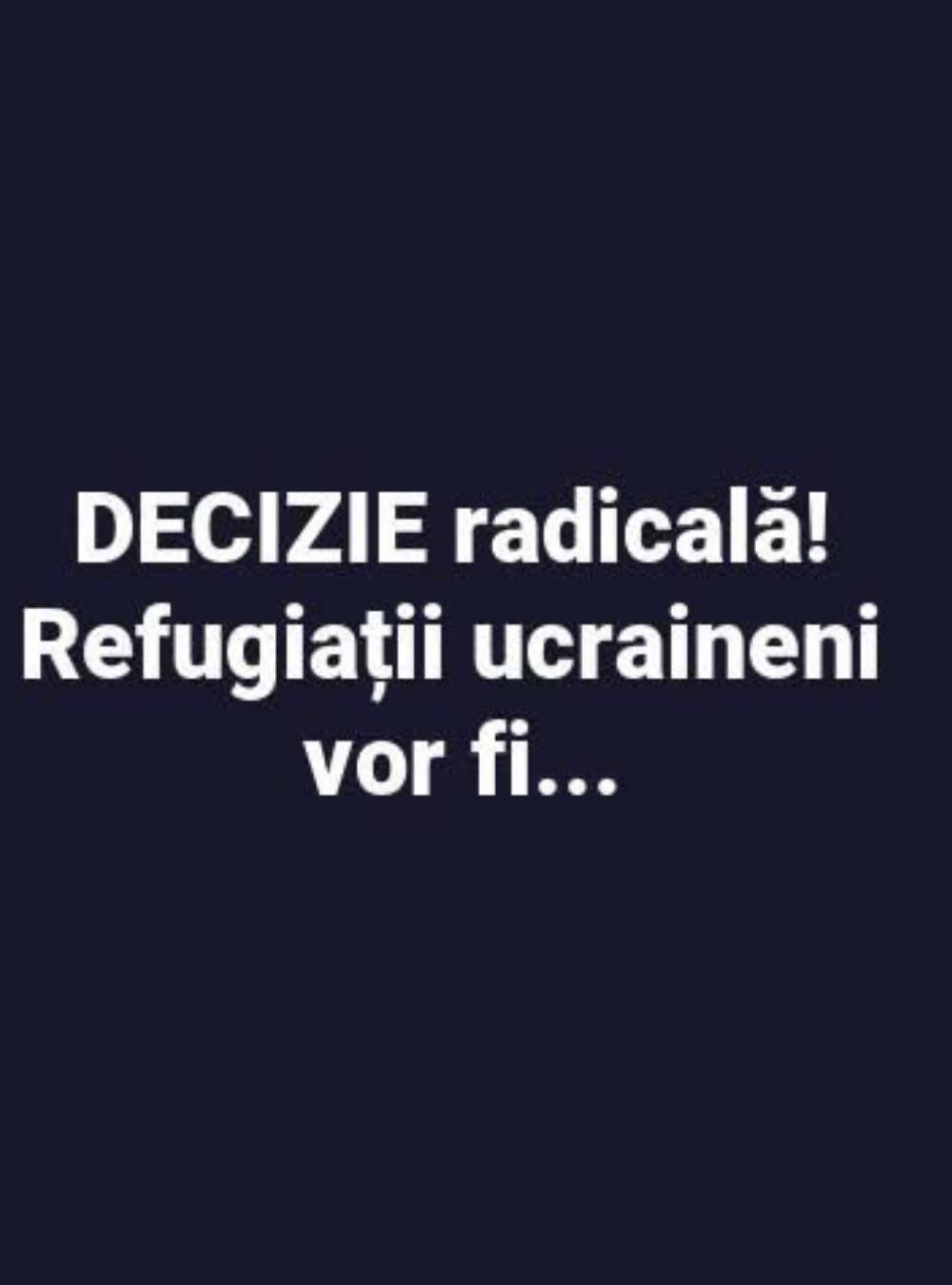 Decizie radicală! Refugiații ucraineni ar putea să fie…