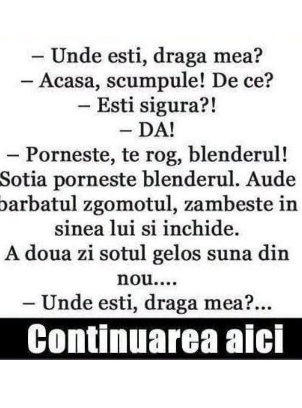 Soțul gelos își sună soția: