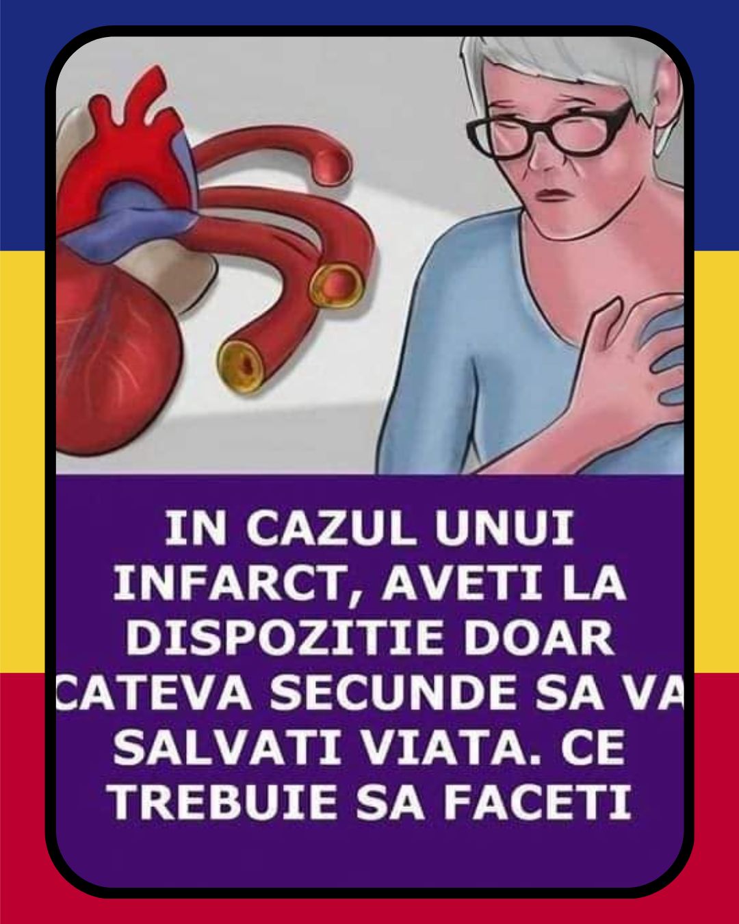 În cazul unui infarct, aveți la dispoziție doar cateva secunde să vă salvați viața. Ce trebuie să faceți