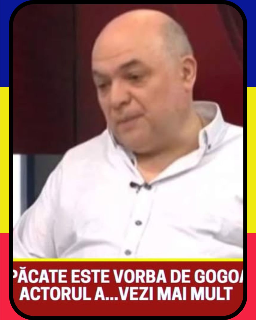Din păcate este vorba de Gogoașă. Actorul a…
