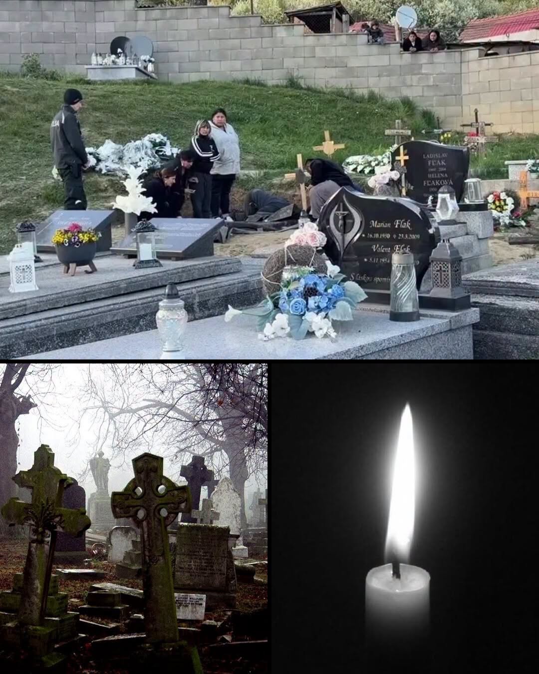 Ciocănituri dintr-un mormânt au îngrozit o familie.