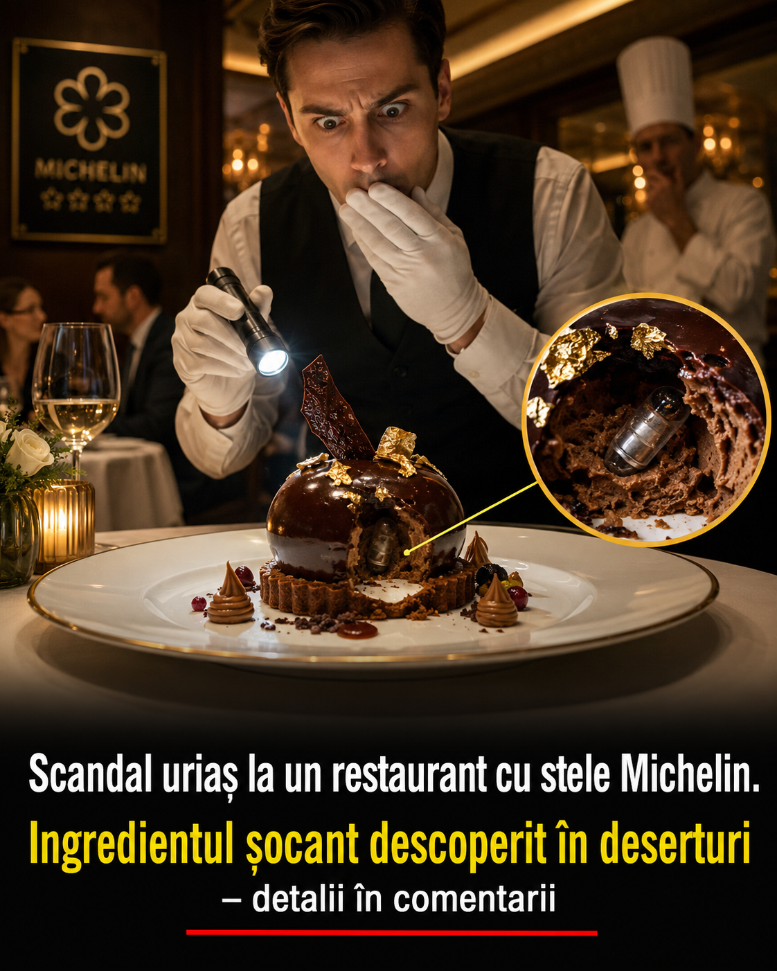 Scandal uriaș la un restaurant cu stele Michelin. Ingredientul șocant descoperit în deserturi