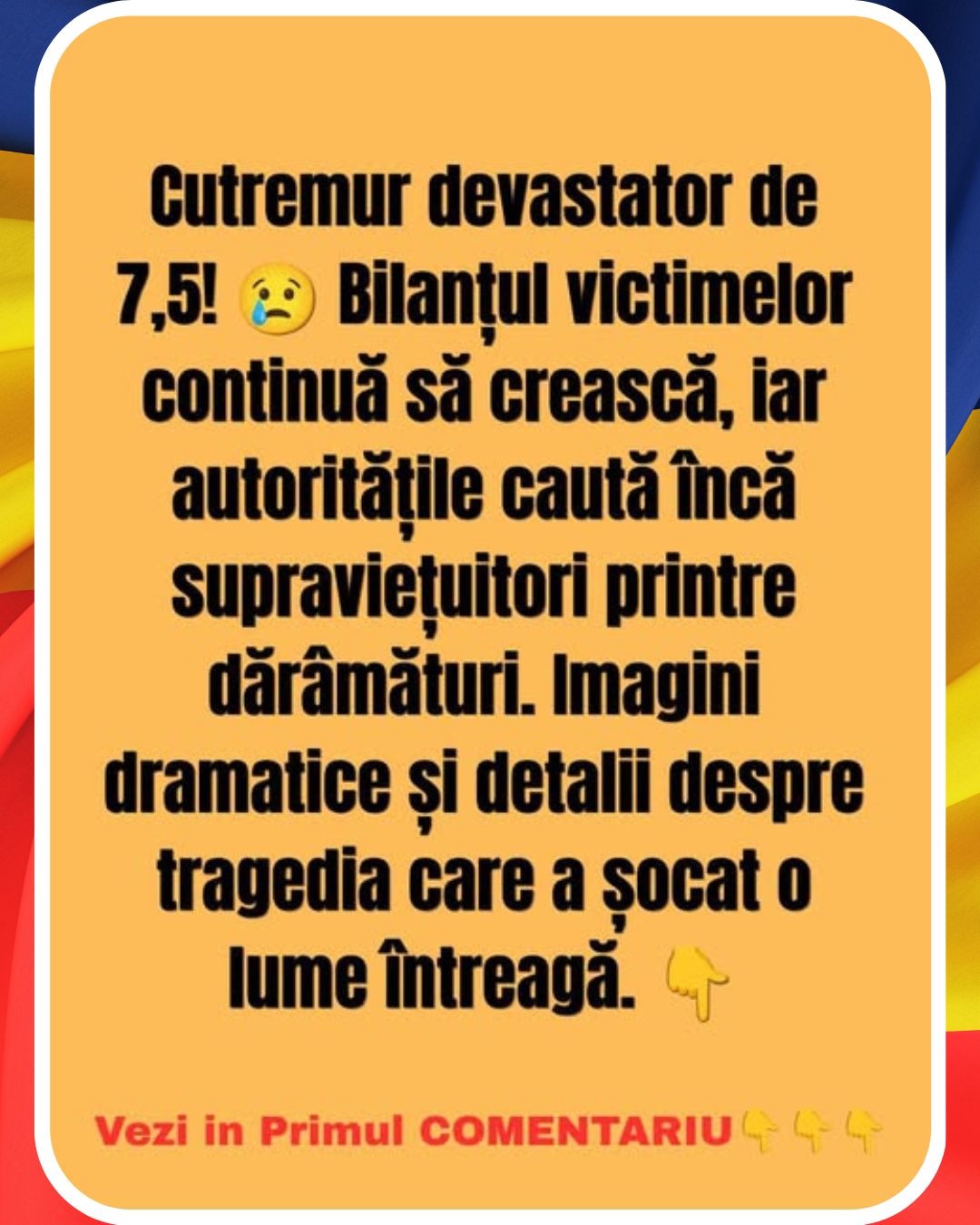 Cutremur devastator de 7,5: bilanțul m0rților a ajuns la…Vezi In primul coemntariu