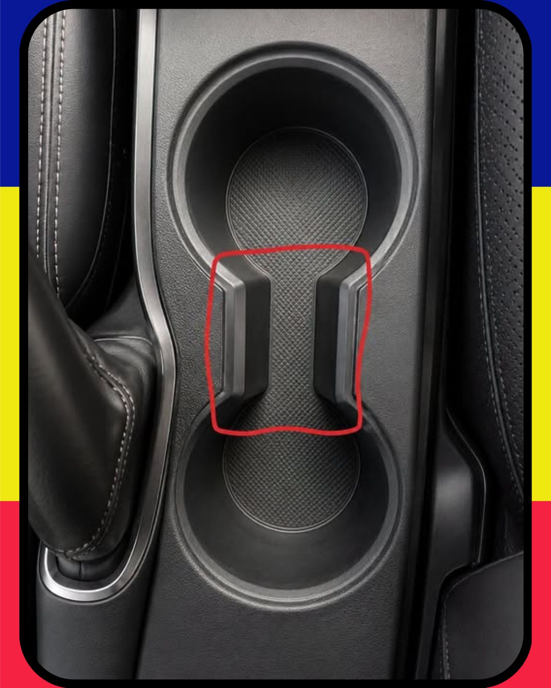 La ce servește acel spațiu ciudat dintre suporturile pentru pahare din mașină?