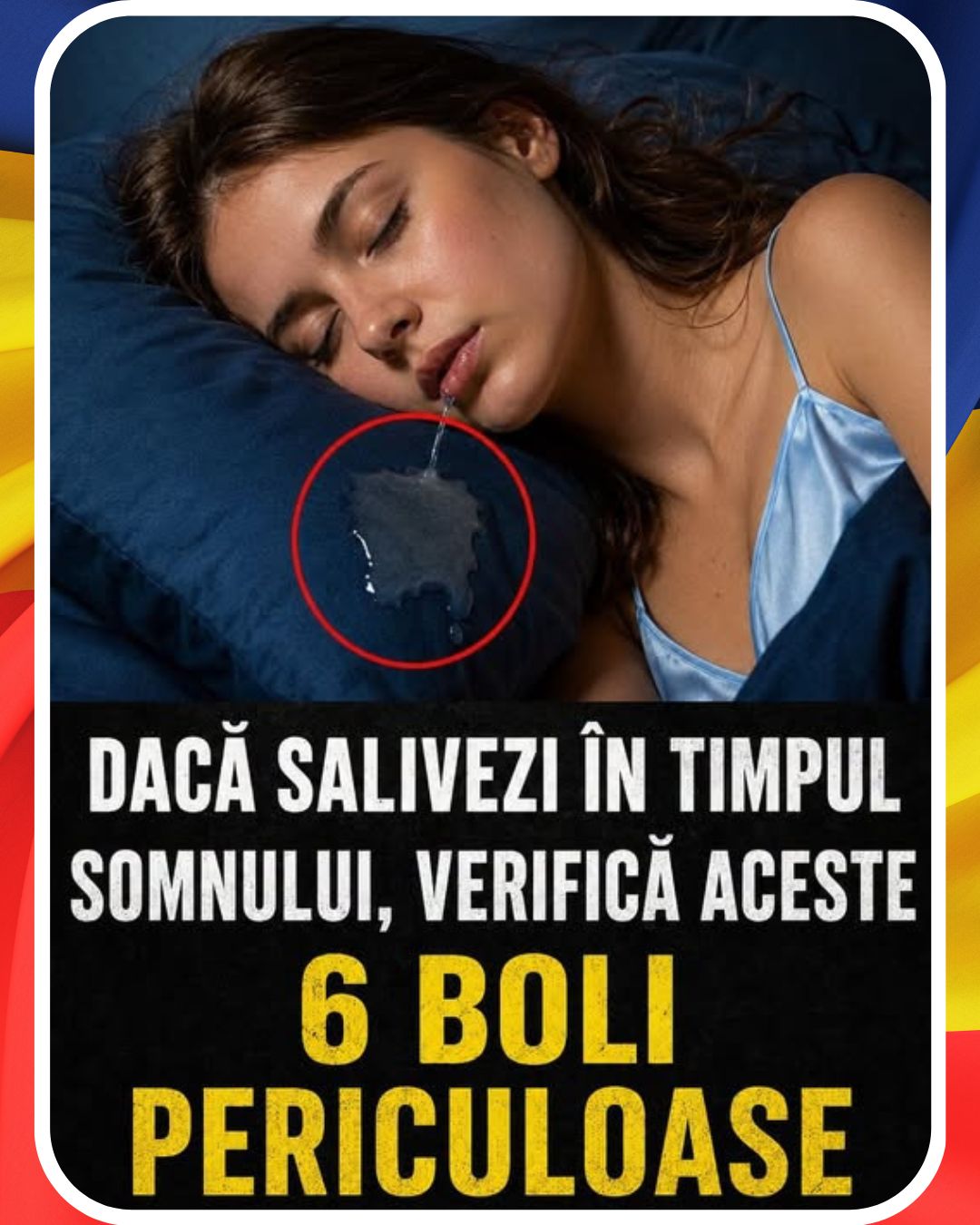 Dacă ți se întâmplă des să îți curgă saliva în somn