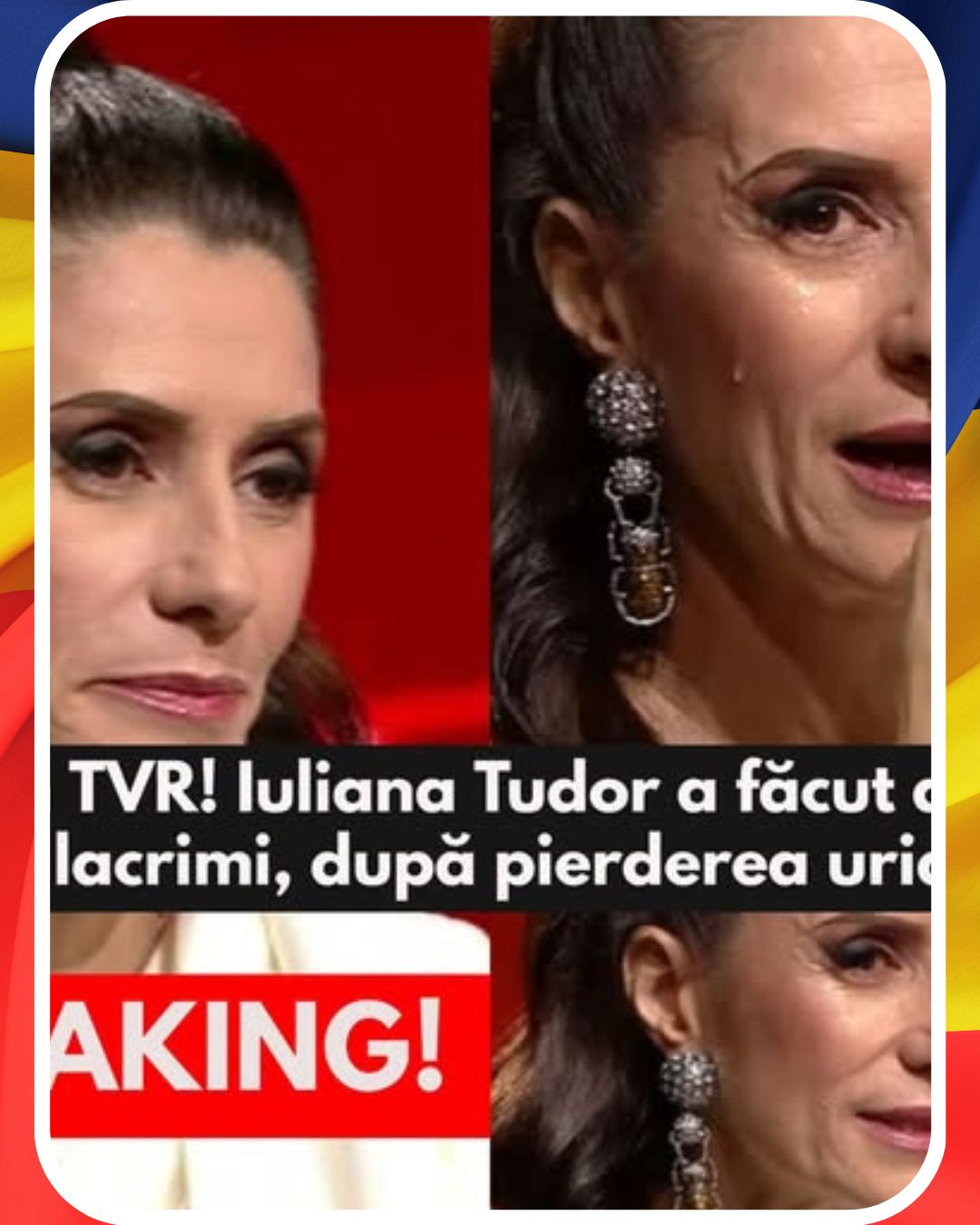 Doamne, doamne, ce pierdere! E DOLIU în TVR! Iuliana Tudor a făcut anunțul printre lacrimi curse șiroaie, după pierderea uriașă: