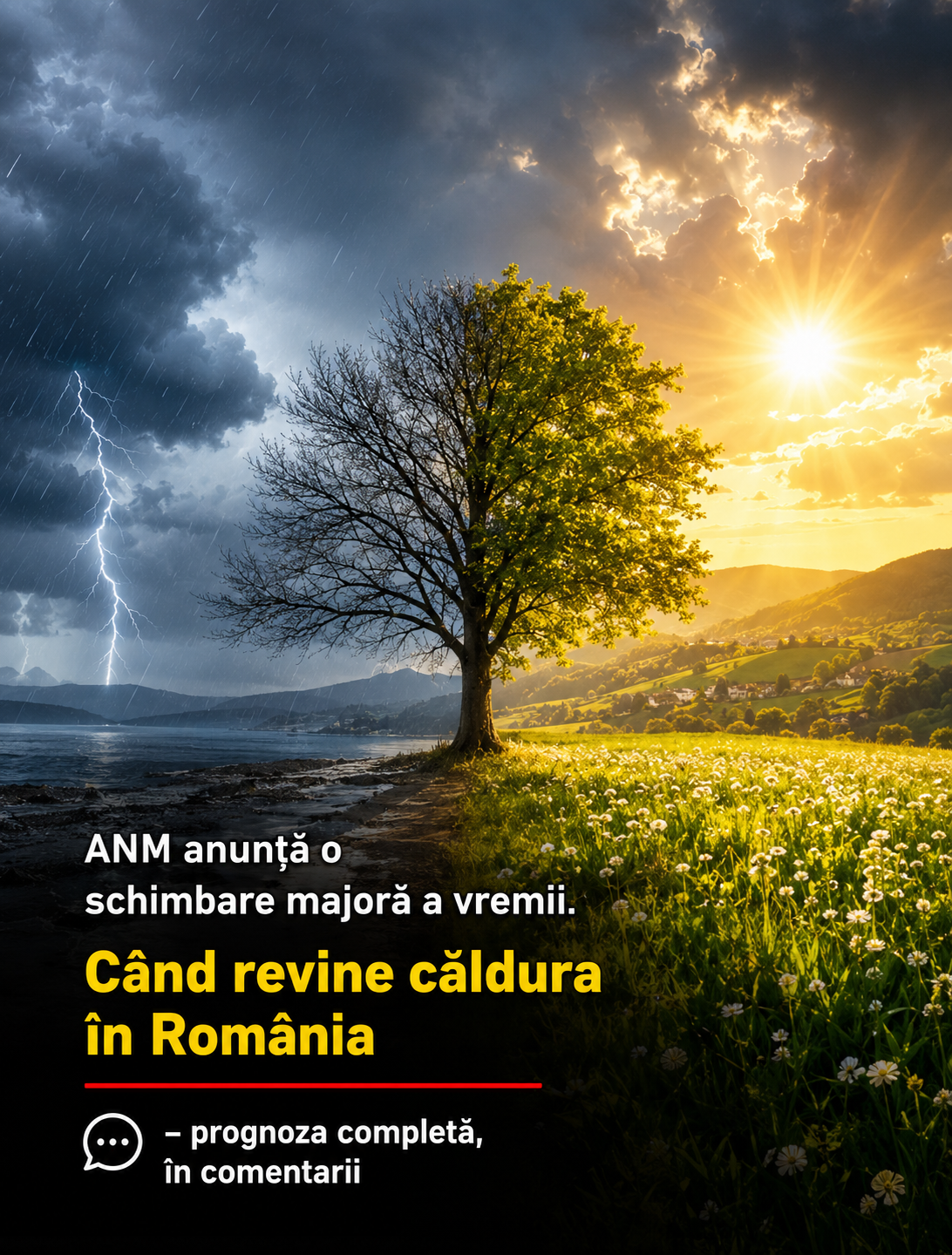 ANM anunță o schimbare majoră a vremii. Când revine căldura în România