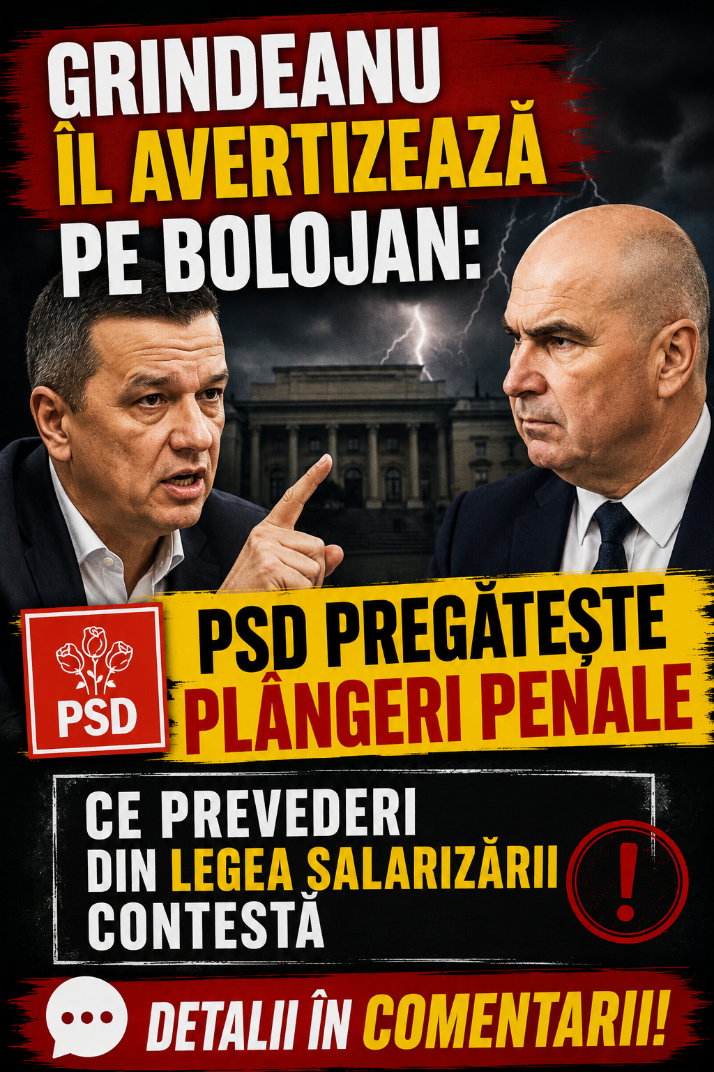 Grindeanu îl avertizează pe Bolojan: PSD pregătește plângeri penale. Ce prevederi din Legea salarizării contestă