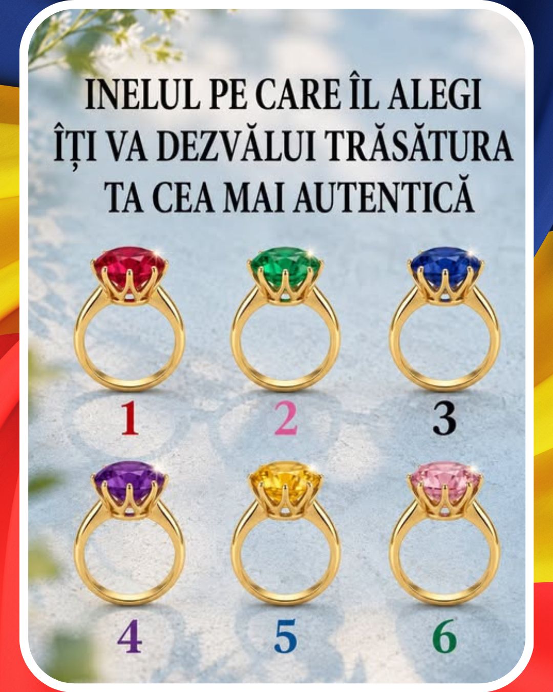 Test: Prima piatră prețioasă pe care o observi îți dezvăluie personalitatea interioară