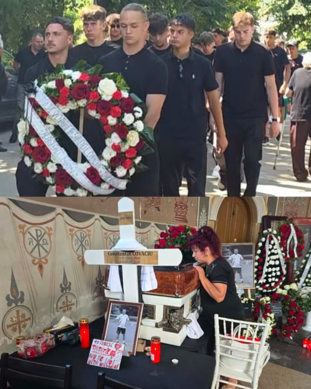 La ceremonia de înmormântare a lui Constantin Covaciu s-au adunat…