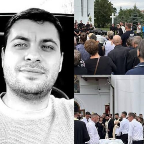 IMAGINILE durerii de la înmormântarea lui Mihai Alexandru Mitoseriu…